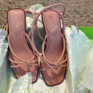 Sam Edelman Blush Strappy Sandals